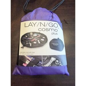 Lay/N/Go Cosmo Plus 21 " washable Cosmetic Bag. New Purple